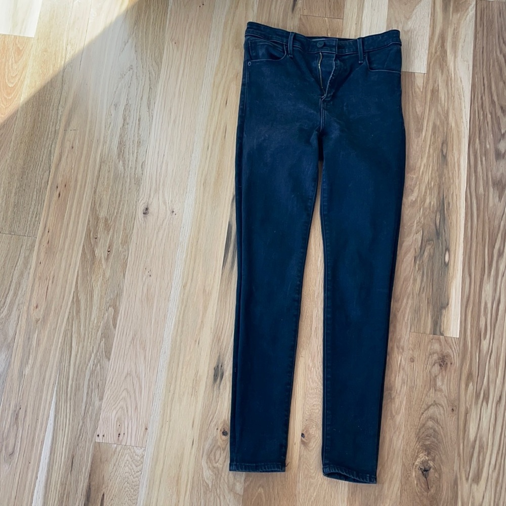 Black skinny Abercrombie and Fitch jeans